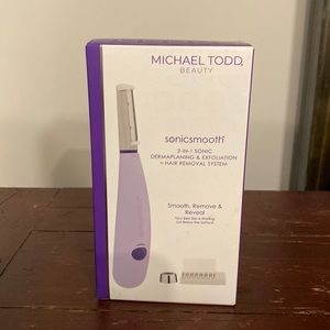 Sonic Smooth 2-in 1 Sonic Dermaplaning & Exfoliation & Hair Removal System